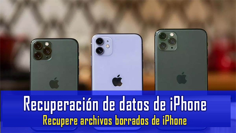 iPhone Datos Recuperación