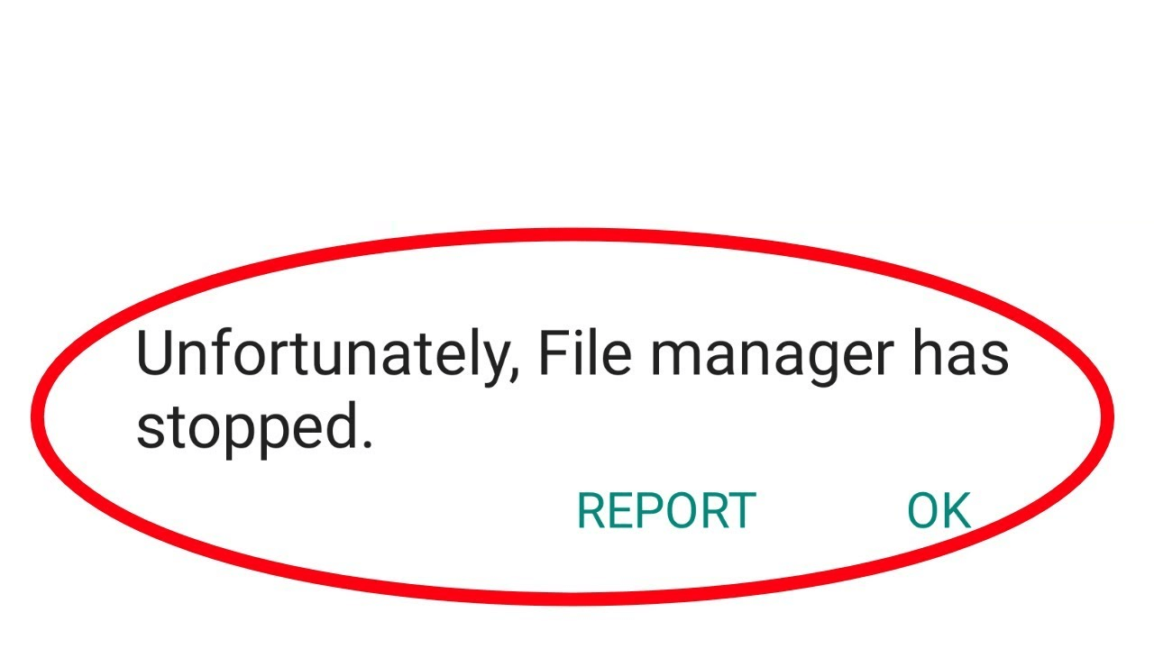 arreglar Desafortunadamente El Administrador de archivos se detuvo En Android