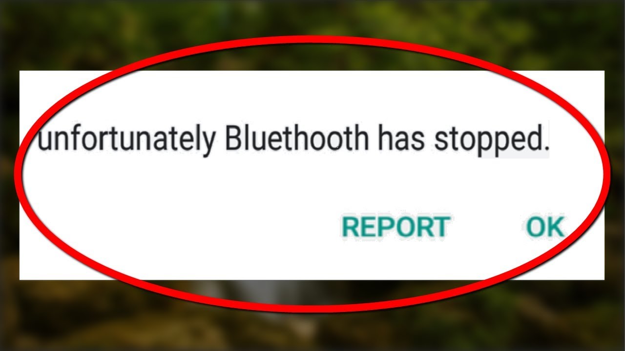 arreglar Desafortunadamente Bluetooth ha parado en Android