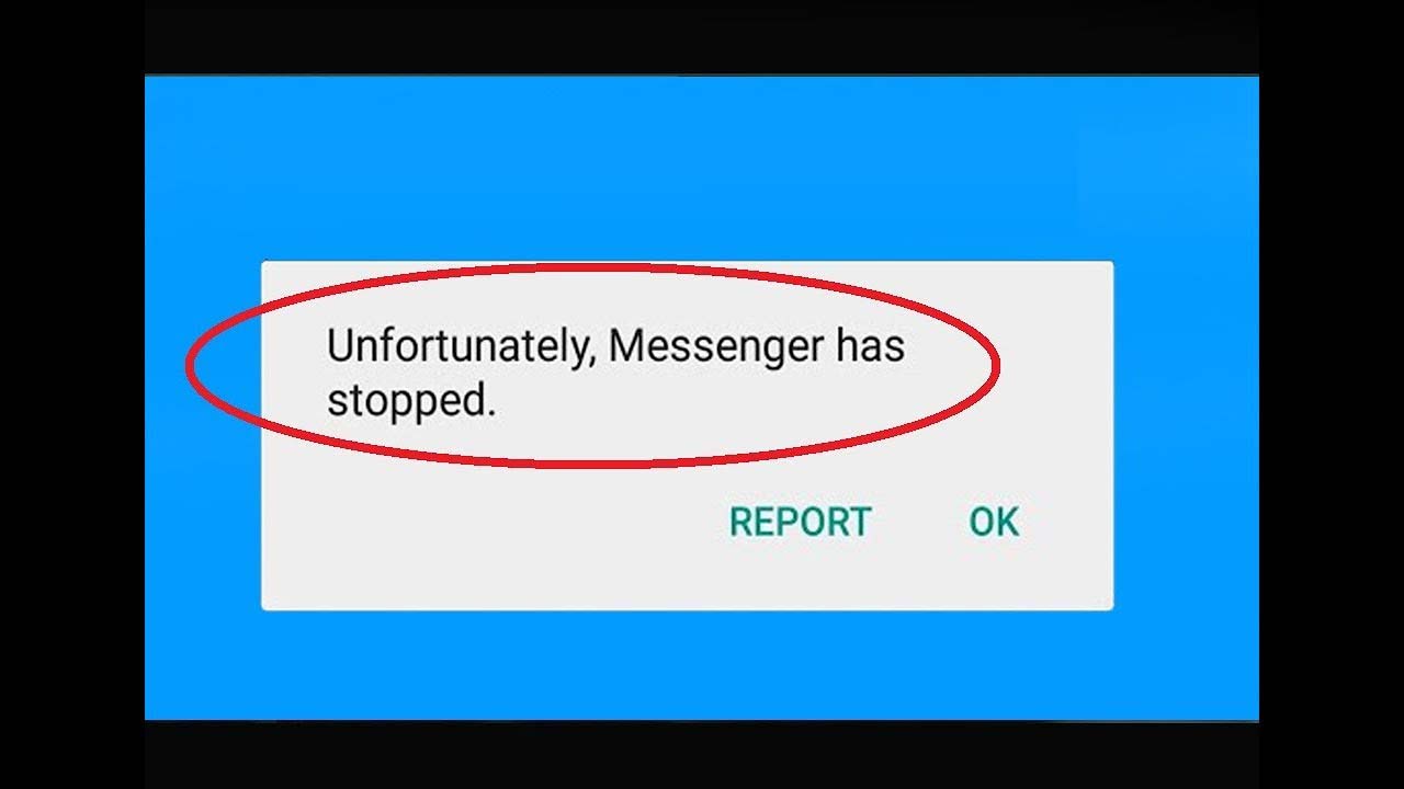 arreglar "Desafortunadamente, Messenger se ha detenido” En Android
